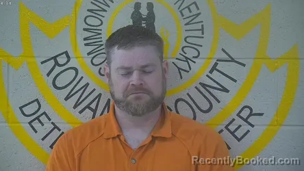 Mugshot of SETH T GREENHILL booked in Rowan County, Kentucky on April 4, 2026