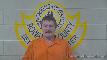 Mugshot of Terry Sparks booked in Rowan County, Kentucky on October 23, 2026