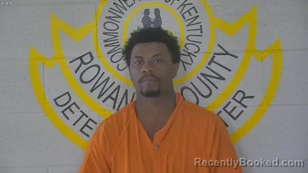 Mugshot of Tyree Devonte Williams booked in Rowan County, Kentucky on August 22, 2026
