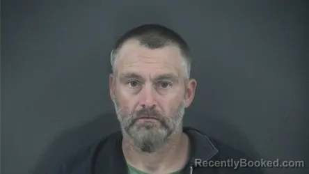 Mugshot of Christopher Allen Powell booked in Russell County, Kentucky on October 28, 2026