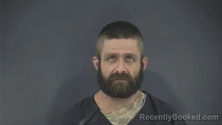 Mugshot of James Huff booked in Russell County, Kentucky on August 16, 2026