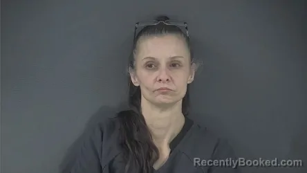 Mugshot of Regina M Roy booked in Russell County, Kentucky on October 13, 2026