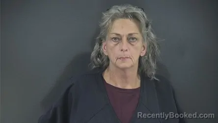 Mugshot of Sandra May booked in Russell County, Kentucky on August 28, 2026