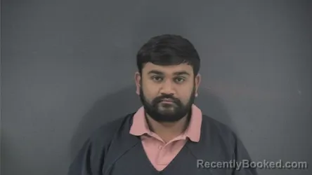 Mugshot of Sachinkumar Patel booked in Russell County, Kentucky on September 25, 2026