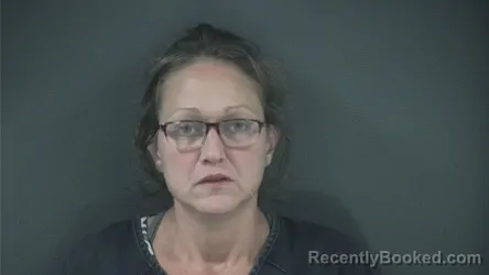 Mugshot of Stacy Shelley booked in Russell County, Kentucky on October 24, 2026