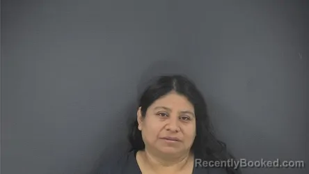 Mugshot of Yolanda Mendez Gutierrez booked in Russell County, Kentucky on October 9, 2026