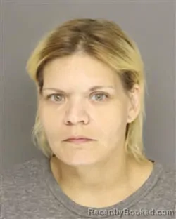 Mugshot of Amanda Mildred Coffield booked in Moore County, North Carolina on September 15, 2026