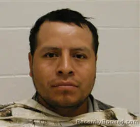 Mugshot of JAVIER APARICIO MARCELINO booked in Moore County, North Carolina on March 27, 2026