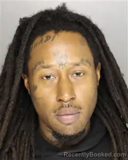 Mugshot of ZAKANE LATEZ JENNINGS booked in Moore County, North Carolina on March 19, 2026