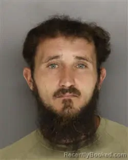 Mugshot of JATHAN DANIEL EVANS booked in Moore County, North Carolina on June 13, 2026