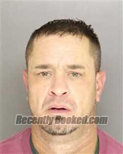 Booking photo from Moore County, North Carolina