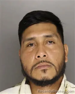 Mugshot of Jose Antonio Sanchez booked in Moore County, North Carolina on August 8, 2026