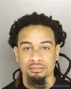 Mugshot of TRESHON MALIK KERSHAW booked in Moore County, North Carolina on March 25, 2026