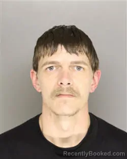 Booking photo from Moore County, North Carolina