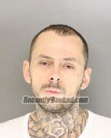 Booking photo from Moore County, North Carolina