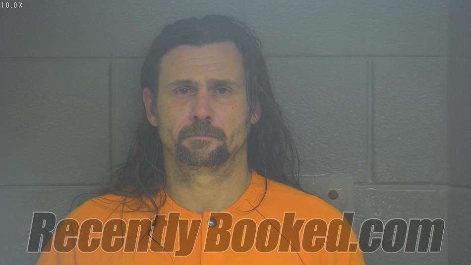 Booking photo from Scott County, Kentucky