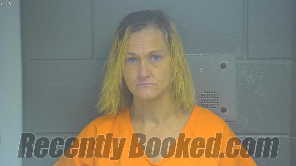 Booking photo from Scott County, Kentucky