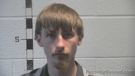 Mugshot of MATTHEW DYLAN BLEVINS booked in Shelby County, Kentucky on April 2, 2026