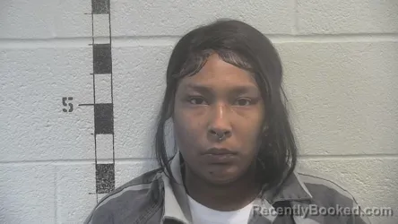 Mugshot of JAZMYN LA'NAE DAVIS booked in Shelby County, Kentucky on May 14, 2026