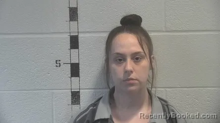 Mugshot of DESTINIE MARIE BLUNK booked in Shelby County, Kentucky on July 2, 2026