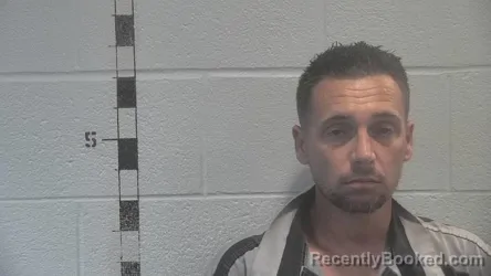 Mugshot of MATTHEW JAMES MOORE booked in Shelby County, Kentucky on July 13, 2026