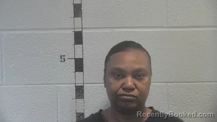 Mugshot of Tiffany Elyane Lucas booked in Shelby County, Kentucky on August 6, 2026