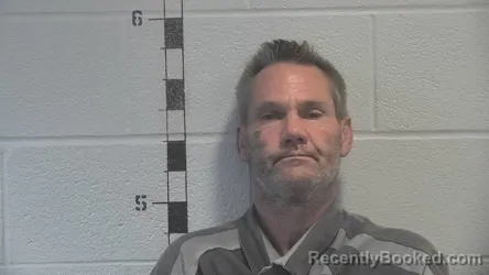 Mugshot of Lonnie David Sharpe booked in Shelby County, Kentucky on August 7, 2026