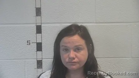 Mugshot of Kaitlyn May Ayres booked in Shelby County, Kentucky on August 16, 2026