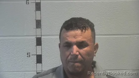 Mugshot of Francisco Garica Leon booked in Shelby County, Kentucky on August 17, 2026