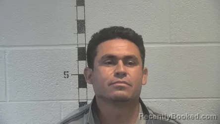 Mugshot of Eslin Alfonso Lucero Meza booked in Shelby County, Kentucky on August 23, 2026