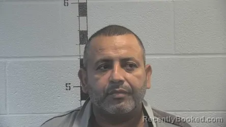 Mugshot of Oscar Alexis Castro Borjas booked in Shelby County, Kentucky on August 25, 2026