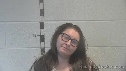 Mugshot of Sarah Elisabeth Blue Stephens booked in Shelby County, Kentucky on October 5, 2026