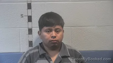 Mugshot of Emerson Ridaldo Diaz Chavez booked in Shelby County, Kentucky on October 18, 2026