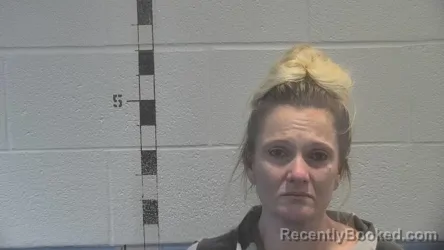 Mugshot of Amber Lynn Scalf booked in Shelby County, Kentucky on October 21, 2026
