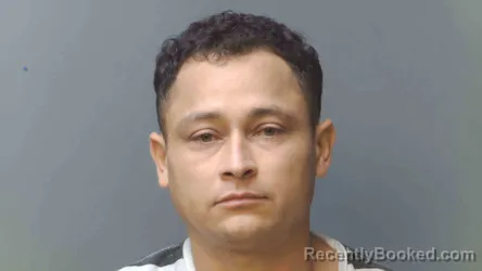Mugshot of Esau Funez Dubon booked in Simpson County, Kentucky on August 13, 2026