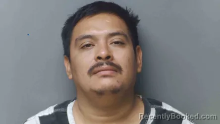 Mugshot of Rusbel Matias booked in Simpson County, Kentucky on August 16, 2026