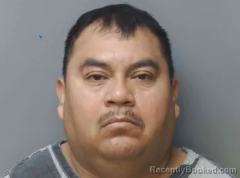 Mugshot of Marco Martinez Flores booked in Simpson County, Kentucky on August 28, 2026