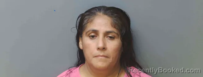 Mugshot of Maria Saucedo Castro booked in Simpson County, Kentucky on September 1, 2026
