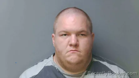 Mugshot of Justin Patterson booked in Simpson County, Kentucky on September 4, 2026