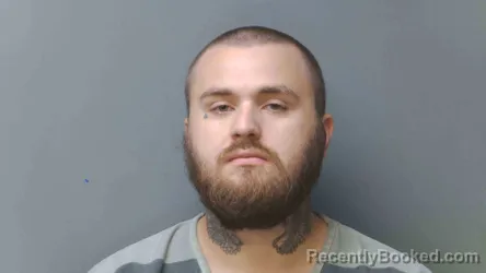 Mugshot of Brandon Goodpaster booked in Simpson County, Kentucky on September 24, 2026