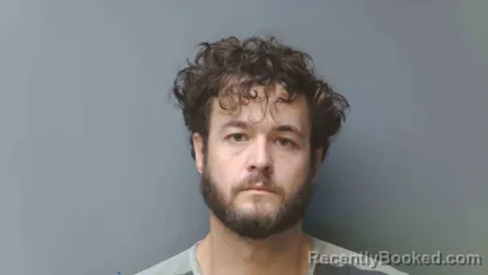 Mugshot of Cameron Lovett booked in Simpson County, Kentucky on September 29, 2026