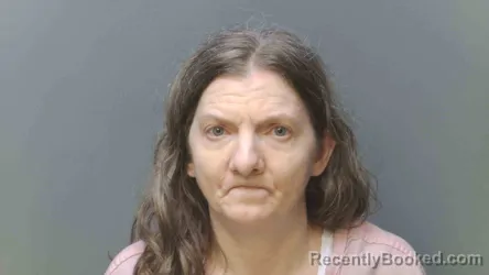 Mugshot of April Lyons booked in Simpson County, Kentucky on October 1, 2026