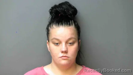 Mugshot of Hailey Hardin booked in Simpson County, Kentucky on October 8, 2026