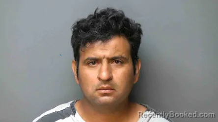 Mugshot of Hernan Salas Urioste booked in Simpson County, Kentucky on October 9, 2026