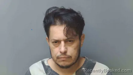 Mugshot of Geronimo Echeverria-Escobar booked in Simpson County, Kentucky on October 12, 2026