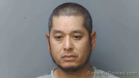Mugshot of Olvin Lainez booked in Simpson County, Kentucky on October 13, 2026