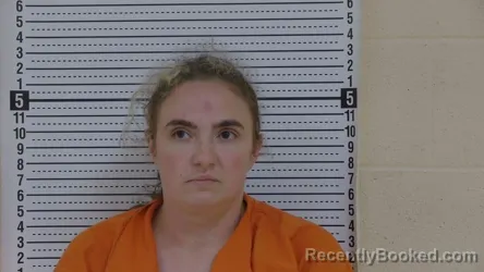 Mugshot of Amanda Lindsey booked in Taylor County, Kentucky on October 3, 2026