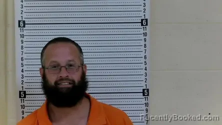 Mugshot of BRADLEY SCOTT HOVIOUS booked in Taylor County, Kentucky on August 2, 2026