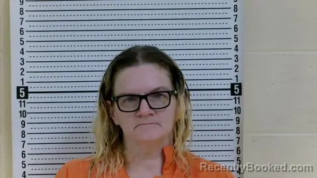 Mugshot of Tiffany Hoosier booked in Taylor County, Kentucky on October 3, 2026