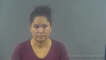 Mugshot of Alejandra Palomino booked in Warren County, Kentucky on August 26, 2026